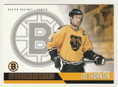 2002-03 Pacific Private Stock Titanium Shadows Joe Thornton #2 Bruins
